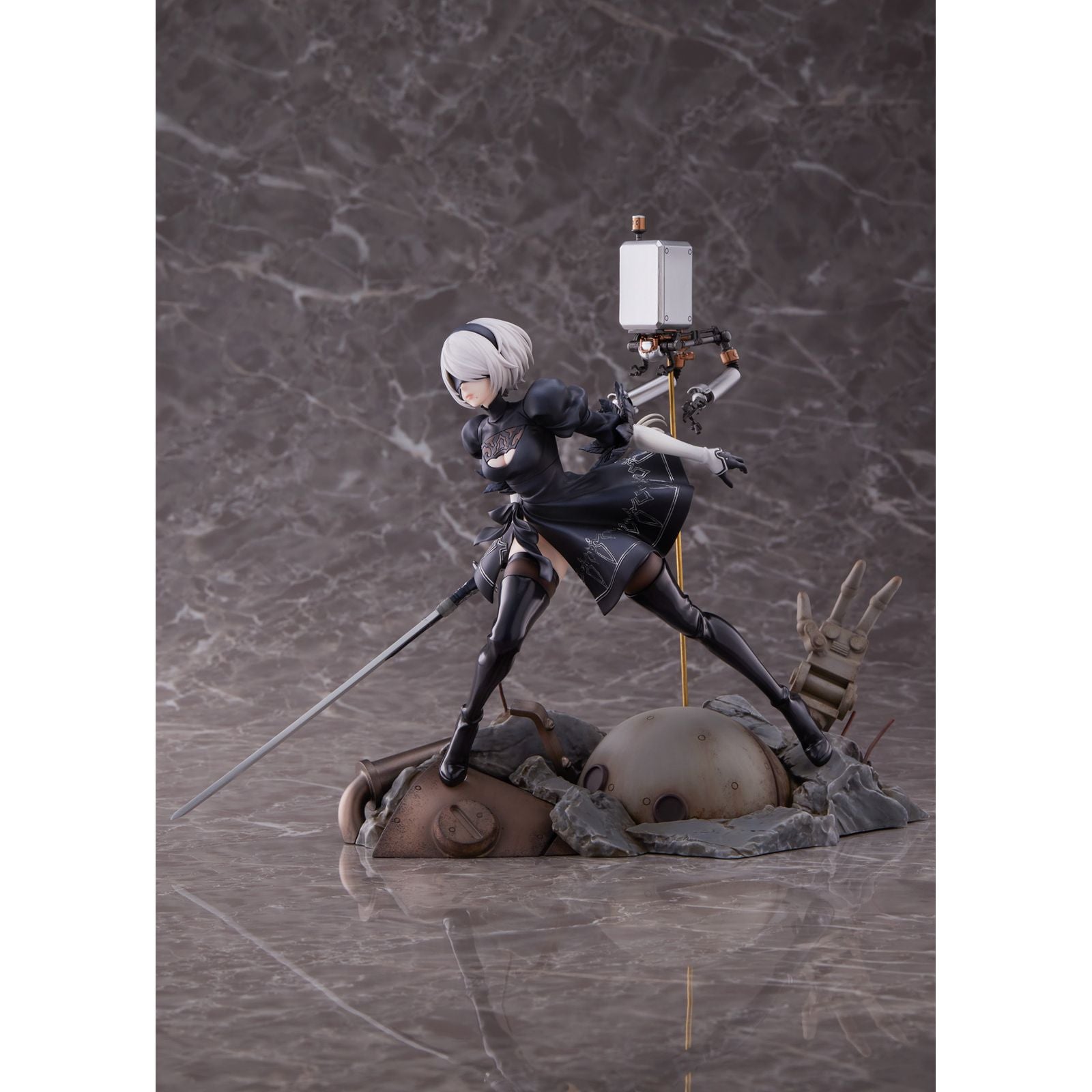 Figura Aniplex 2b Deluxe Edition Statue 20 Cm Nier Automata Ver.1.1a 1 - 7 Scale