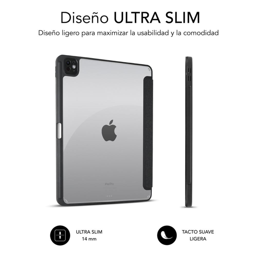 Funda Subblim Clear Shock Case Para Ipad Pro 11 Pulgadas 2024 Negro