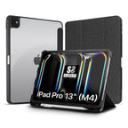 Funda Subblim Clear Shock Case Para Ipad Pro 12.9 Pulgadas 2024 Negro