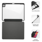 Funda Subblim Clear Shock Case Para Ipad Pro 12.9 Pulgadas 2024 Negro