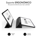 Funda Subblim Clear Shock Case Para Ipad Pro 12.9 Pulgadas 2024 Negro