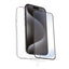 Funda Muvit Recycletek Para Apple Iphone 16 Transparente + Protector Cristal Templado Marco Negro