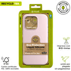 Funda Muvit Recycletek Liquid Silicone Para Apple Iphone 16 Pro Max Rosa
