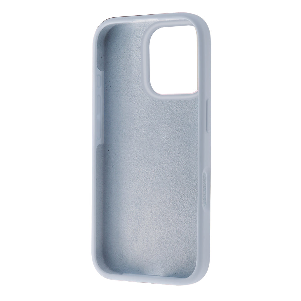 Funda Muvit Recycletek Liquid Silicone Para Apple Iphone 16 Pro Azul Cielo