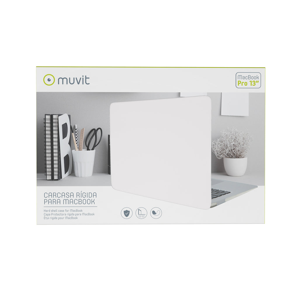 Funda Muvit Para Apple Macbook Pro 13 Pulgadas Transparente