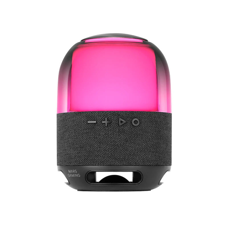 Altavoz Bluetooth Portable Mars Gaming Msflow Negro 15w Deepbass Bt Microsd Rgb 360 Bat 6h