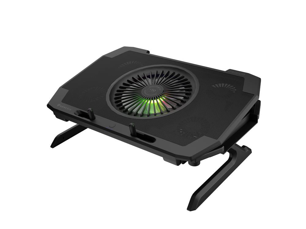 Base Refrigeradora Genesis Oxid 850 Rgb Para Portatil 15.6 Pulgadas - 17.3 Pulgadas Usb