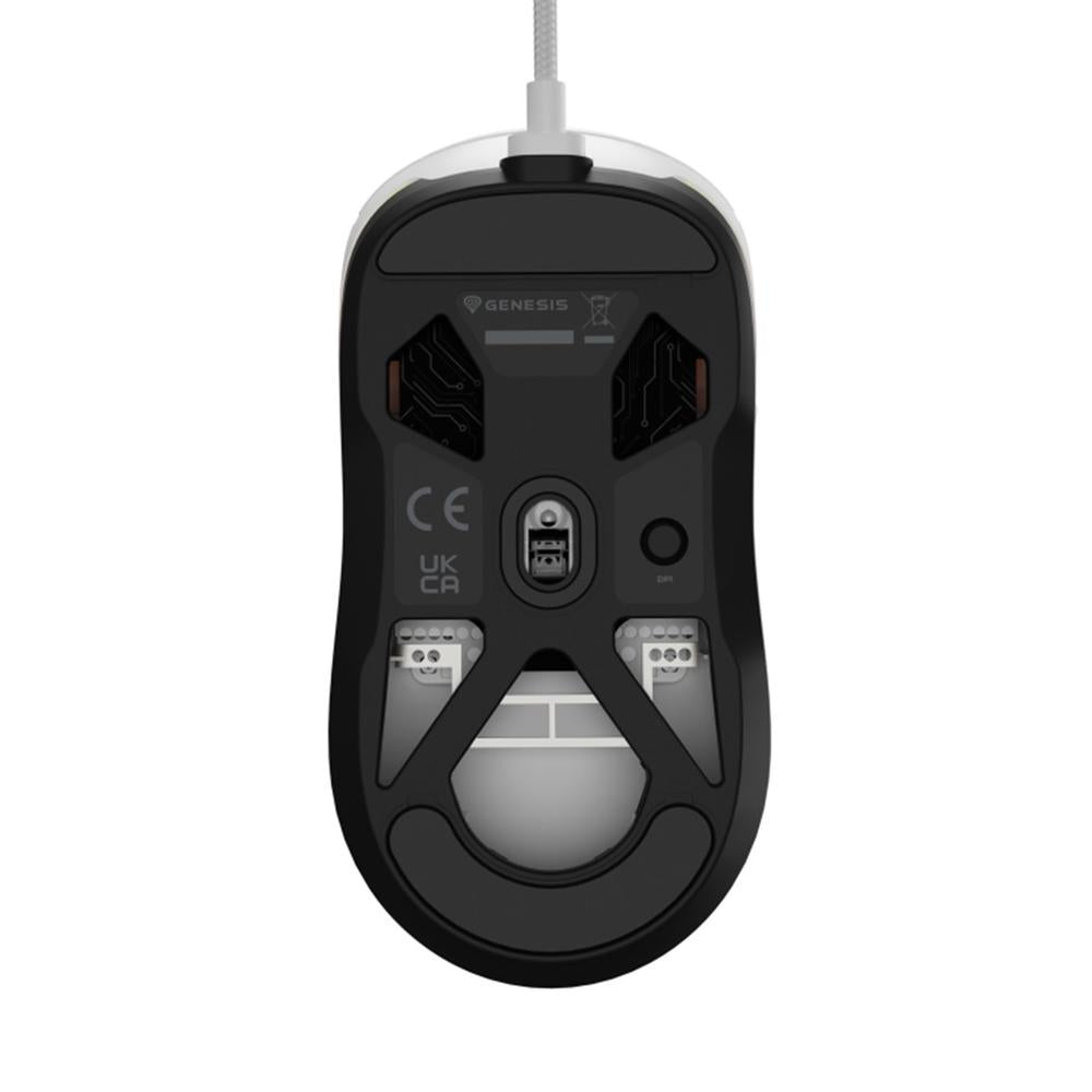 Raton Gaming Genesis Krypton 660 Blanco