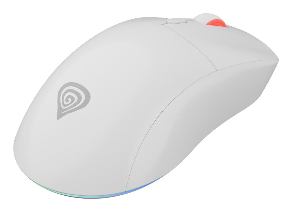 Raton Inalambrico Gaming Genesis Zircon Xiii Blanco