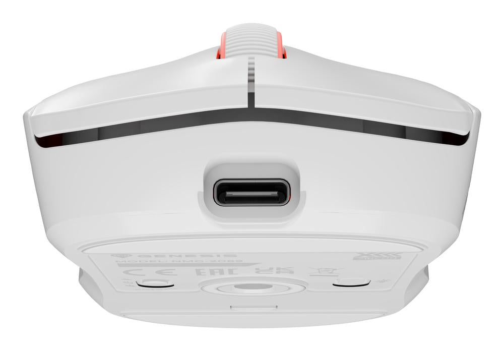 Raton Inalambrico Gaming Genesis Zircon Xiii Blanco