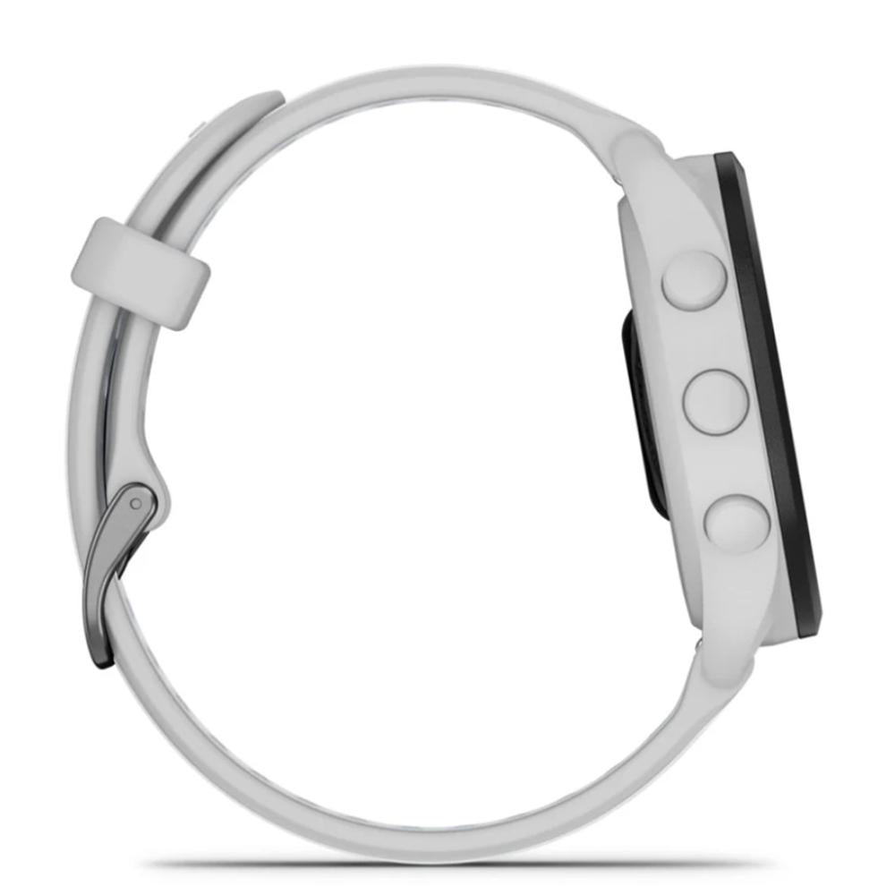 Smartwatch Garmin Forerunner 165 43mm Blanco Reloj Inteligente Para Correr Con Gps - Pantalla Táctil Amoled - Métricas Optimizadas - Planes De Entrenamiento - Pay - Autónomía De 11 Días