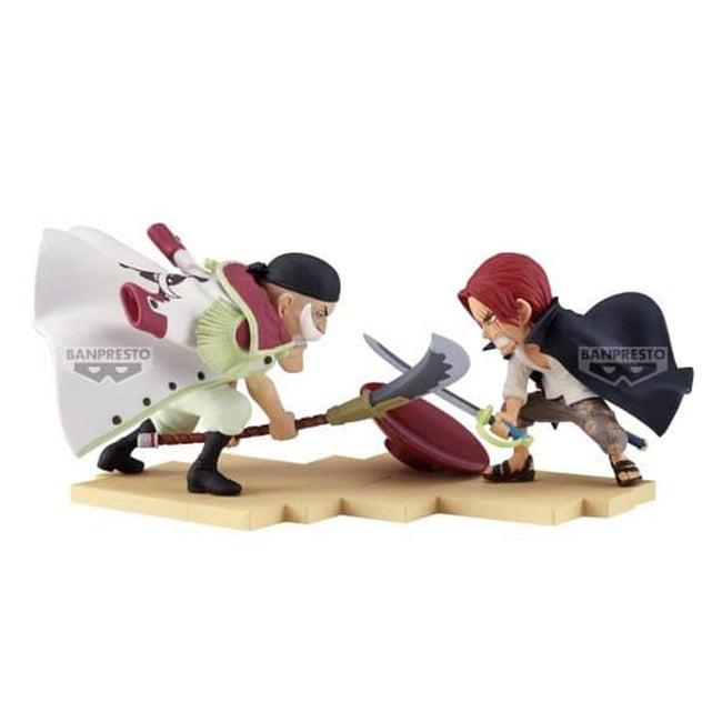 Figura Banpresto One Piece World Collectable Figure Log Stories Edward Newgate Vs Shanks 13cm Hover Image