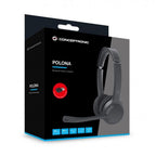 Auriculares Conceptronic Polona04ba Inalambrico Negro