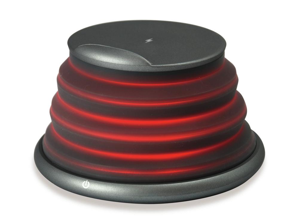 Cargador Inalambrico Conceptronic Gorgon02g Qi 10w Gris