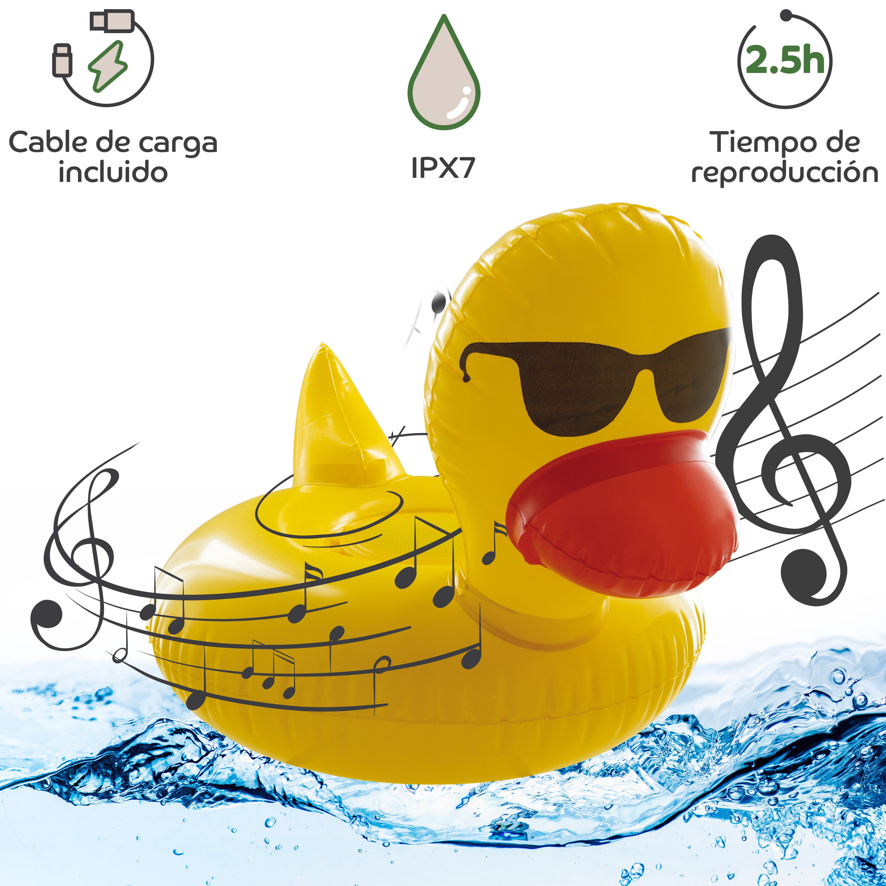 Altavoz Myway Flotante Pato