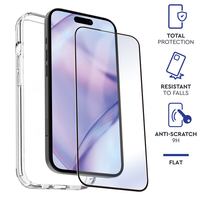Carcasa Myway Para Apple Iphone 15 Plus Transparente + Protector Pantalla Cristal Templado Main Image