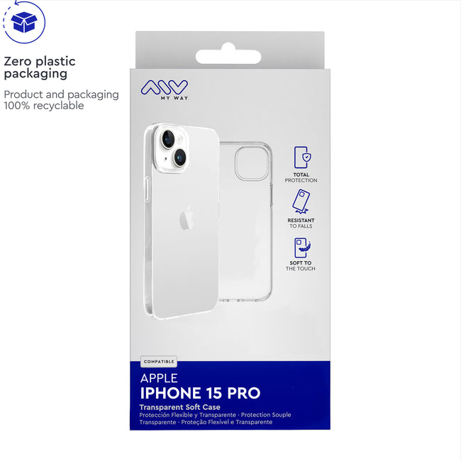 Carcasa Myway Para Apple Iphone 15 Pro Transparente Main Image