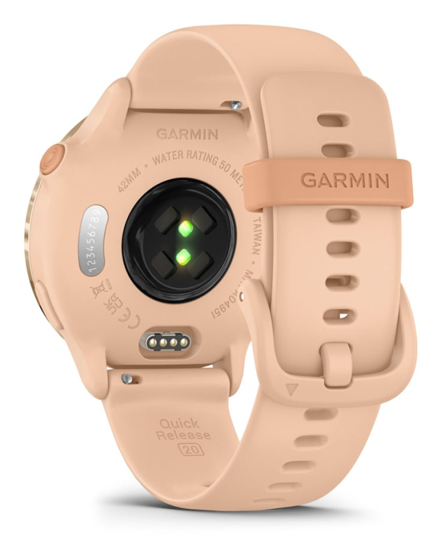 Smartwatch Garmin Vívoactive 6 Amoled 8gb Rosa Gps Pulso Oxímetro 42mm 11 Días