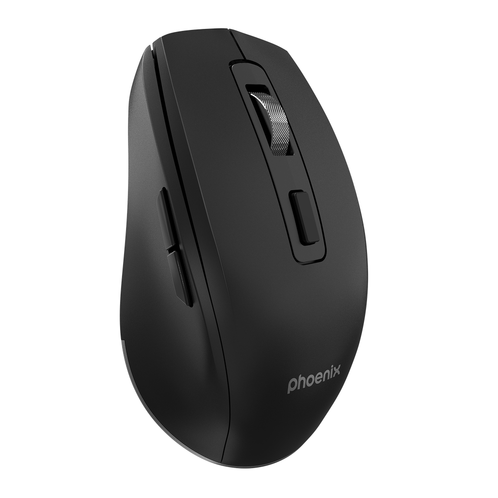 Ratón Inalámbrico Phoenix M120 Hasta 1600 Dpi Clics Silenciosos Botónes De Avance Rapido