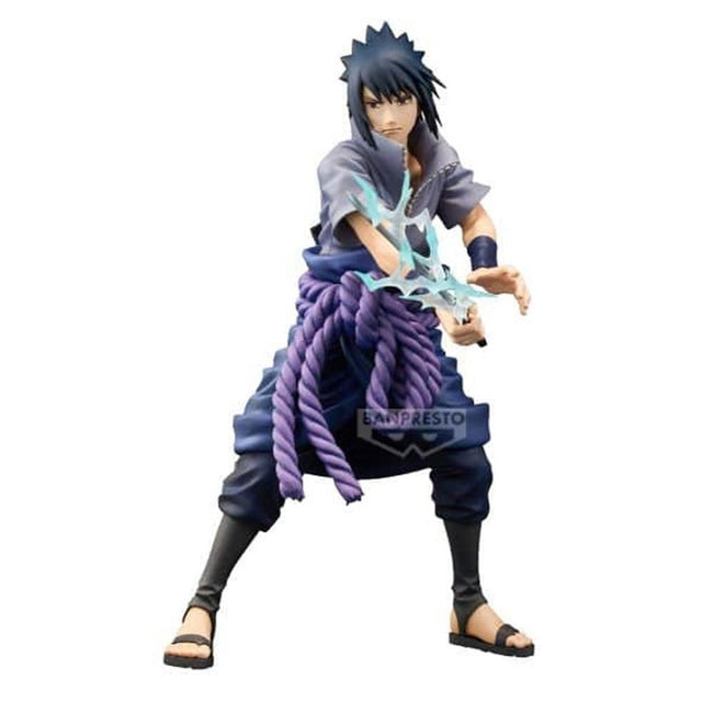 Figura Banpresto Naruto Shippuden Grandista Sasuke Uchiha Special Edition 24cm Hover Image