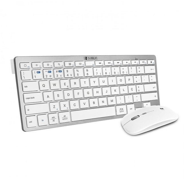 Teclado + Raton Subblim Combo Plata Portugues Hover Image