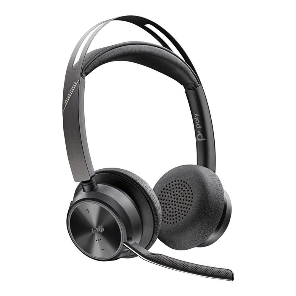 Auriculares Poly Voyager Focus 2 Inalambrico Negro