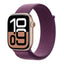 Apple Watch Series 10 Gps 46mm Rose Gold Aluminium Case With Plum Sport Loop Reacondicionado