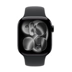 Smartwatch Apple Watch S11 gps + Cellular 42mm jet Black Aluminium Case Black Sport Band - S - M