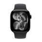 Smartwatch Apple Watch S11 gps + Cellular 42mm jet Black Aluminium Case Black Sport Band - S - M