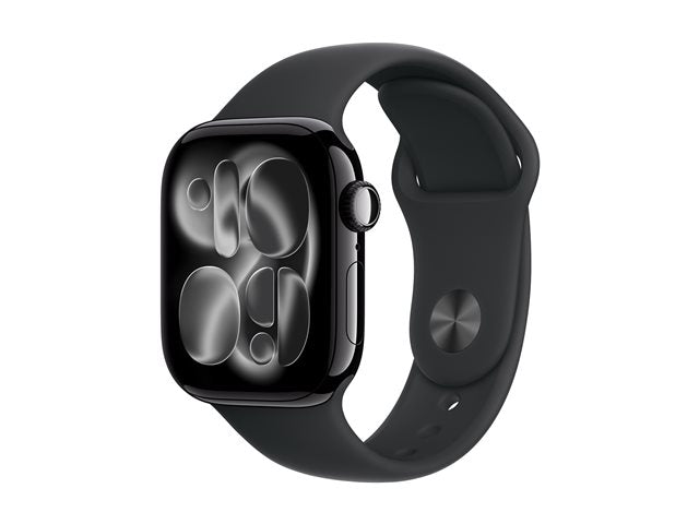 Smartwatch Apple Watch S11 gps + Cellular 42mm jet Black Aluminium Case Black Sport Band - S - M Main Image