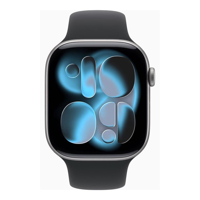 Smartwatch Apple Watch S11 gps + Cellular 46mm space Grey Aluminium Case Black Sport Band - M - L Hover Image