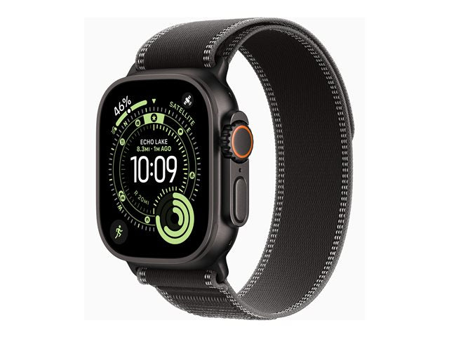Smartwatch Apple Watch Ultra 3 gps + Cellular 49mm black Titanium Case Black - Charcoal Trail Loop - M - L