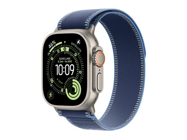 Smartwatch Apple Watch Ultra 3 gps + Cellular 49mm natural Titanium Case Blue - Bright Blue Trail Loop - M - L