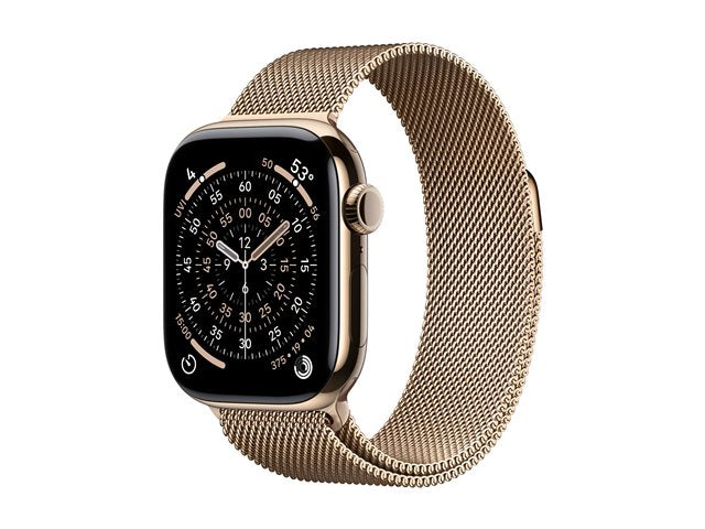 Smartwatch Apple Watch S11 gps + Cellular 42mm gold Titanium Case Gold Milanese Loop Main Image