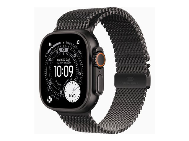 Smartwatch Apple Watch Ultra 3 gps + Cellular 49mm black Titanium Case Black Titanium Milanese Loop - S