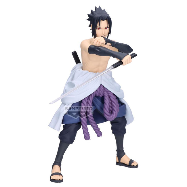 Figura Banpresto Naruto Shippuden Grandista Sasuke Uchiha Hover Image