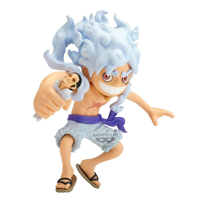 Figura Banpresto One Piece Mega World Collectable Monkey D.luffy Vs Borsalino 13cm Hover Image