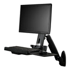 Soporte De Pie Y Sentado Startech Vesa Hasta 24 Pulgadas 100x100mm Max 8kg