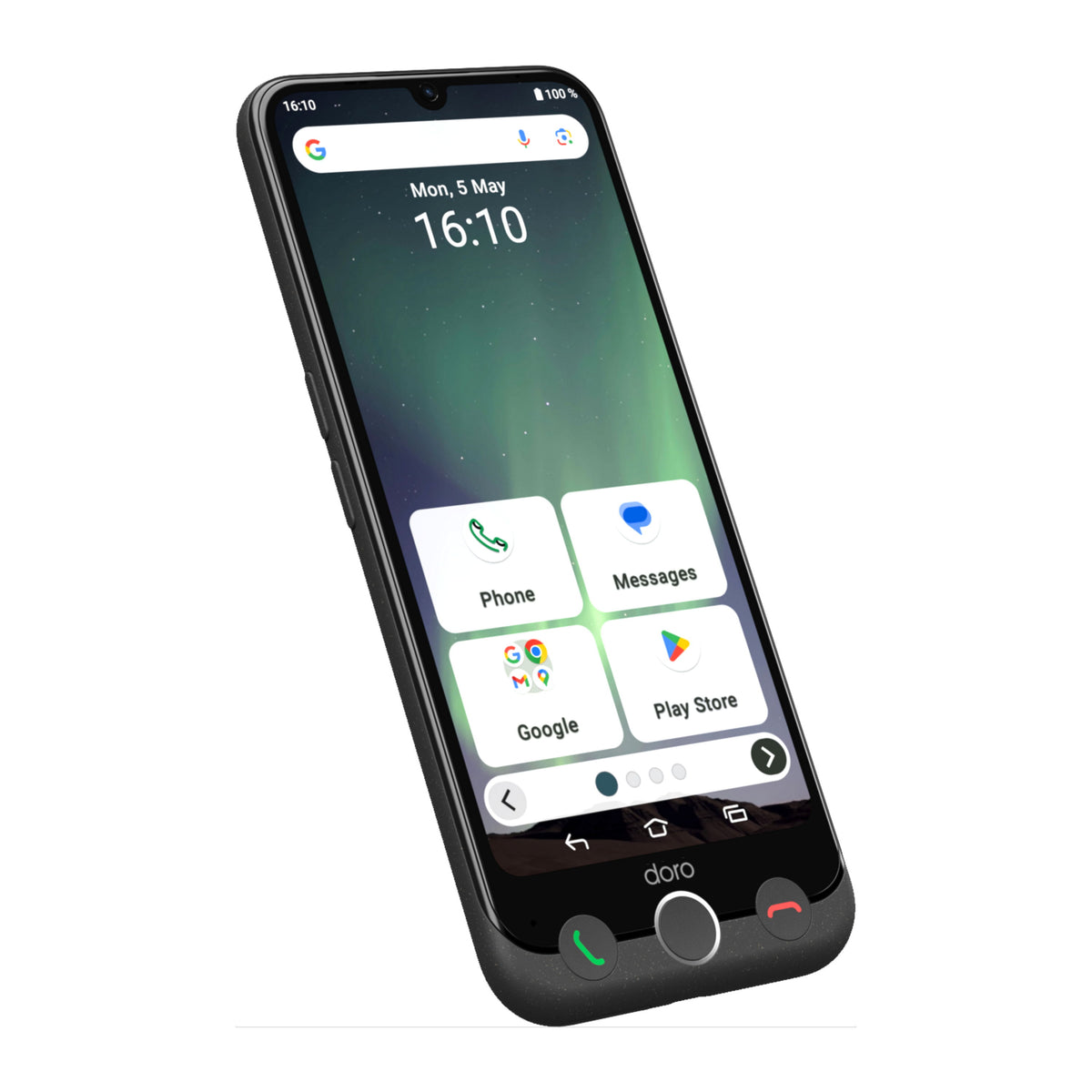 Telefono Movil Smartphone Doro Aurora A30 4g - 6gb - 128gb - 6.1 Pulgadas - Graphite