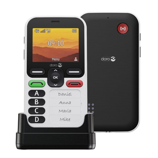 Telefono Movil Doro Leva X10 - 2.4 Pulgadas - 4g - Blanco - Negro Hover Image