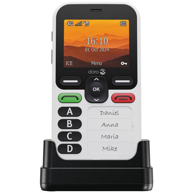 Telefono Movil Doro Leva X10 - 2.4 Pulgadas - 4g - Blanco - Negro Main Image