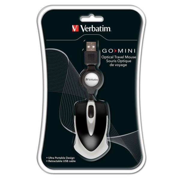Raton Verbatim Go Mini Negro