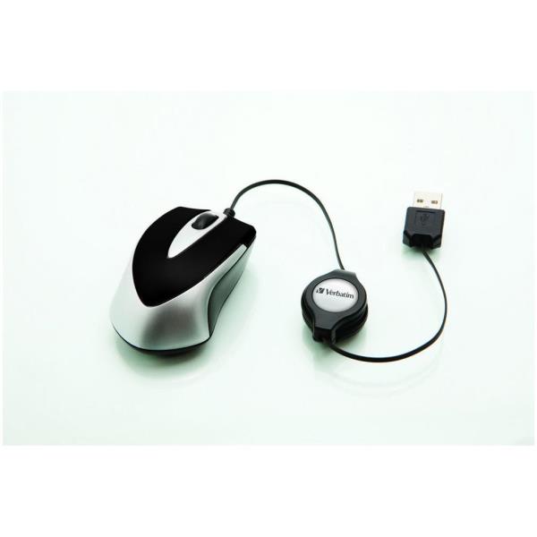 Raton Verbatim Go Mini Negro