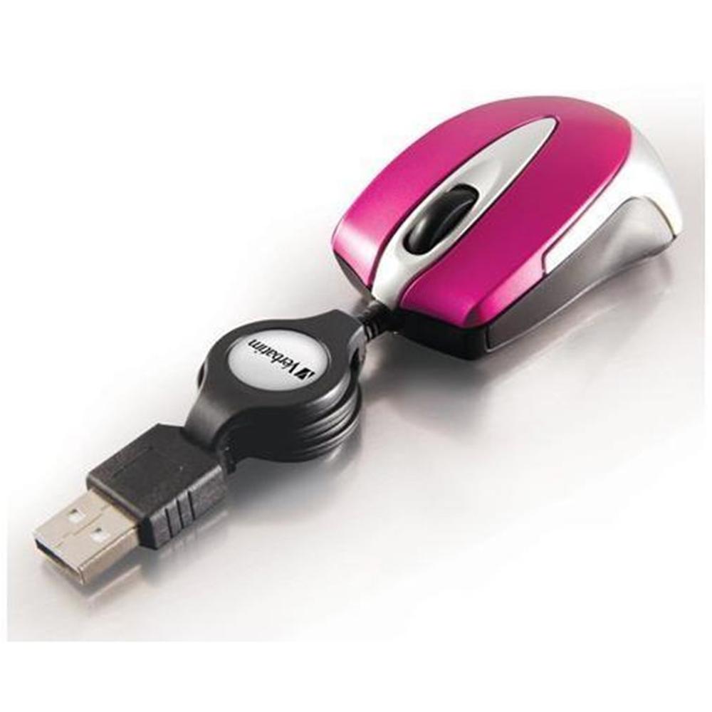 Raton Verbatim Go Mini Rosa