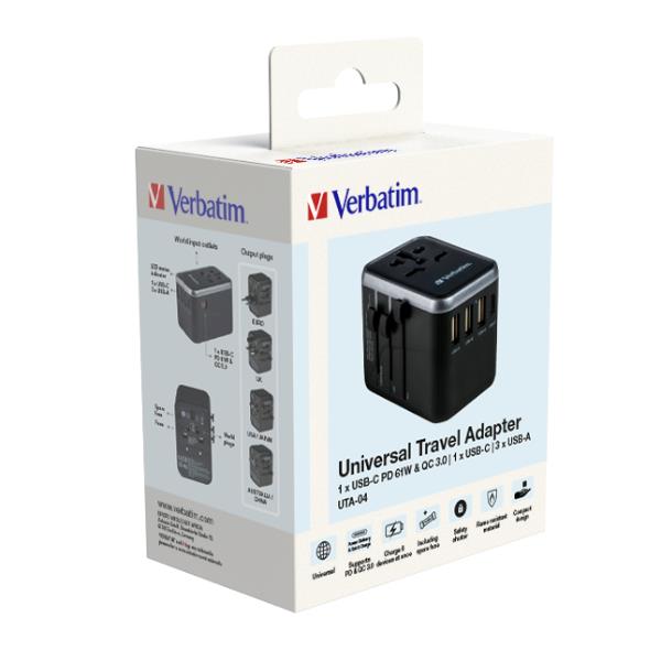 Cargador Universal Verbatim Uta - 04 61w