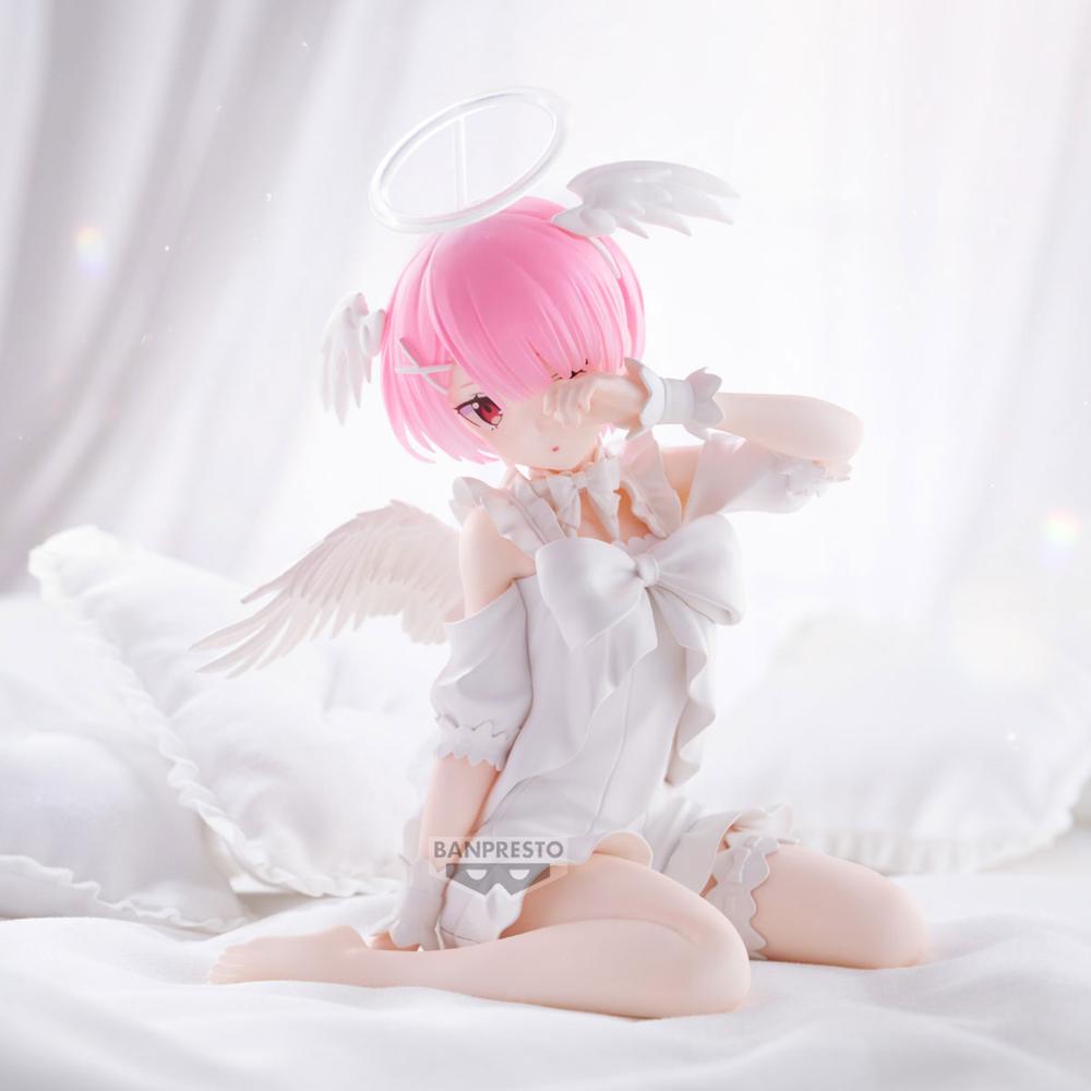 Figura Banpresto Re Zero Starting Life In Another World Relax Time Ram Sweet Angel Ver.
