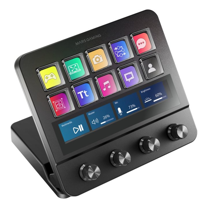 Control Deck Pro Mars Gaming Msdpro Negro