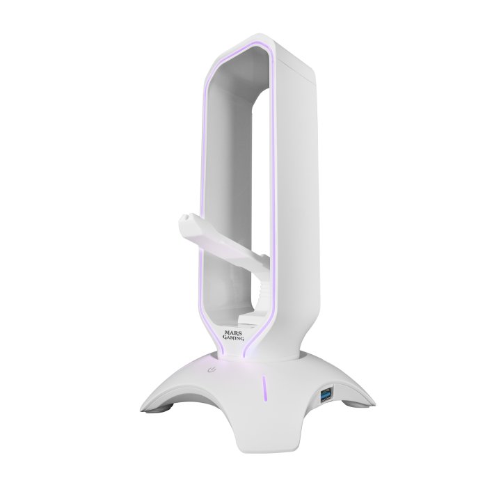 Soporte Auriculares Mars Gaming Mhhpro White