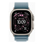 Smartwatch Apple Watch Ultra 3 gps + Cellular 49mm natural Titanium Case Blue Alpine Loop - M