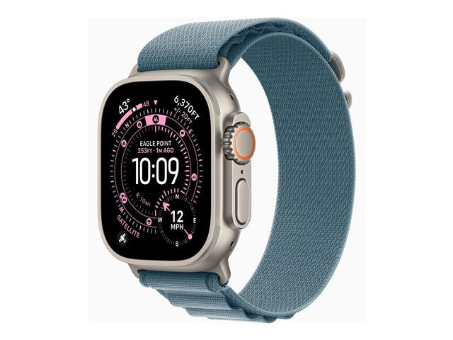 Smartwatch Apple Watch Ultra 3 gps + Cellular 49mm natural Titanium Case Blue Alpine Loop - M